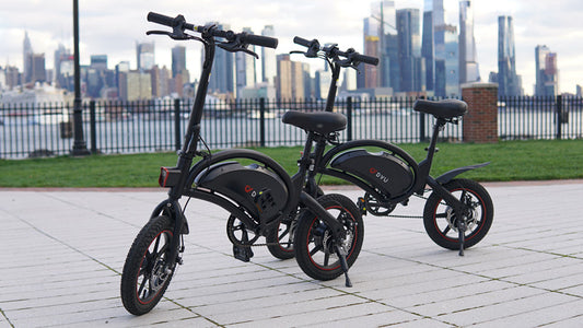 Bicicleta electrica DYU D3F , pliabila cu motor de 36V 250W , baterie de 10 ah , cu autonomie asistata de pana la 50 km !