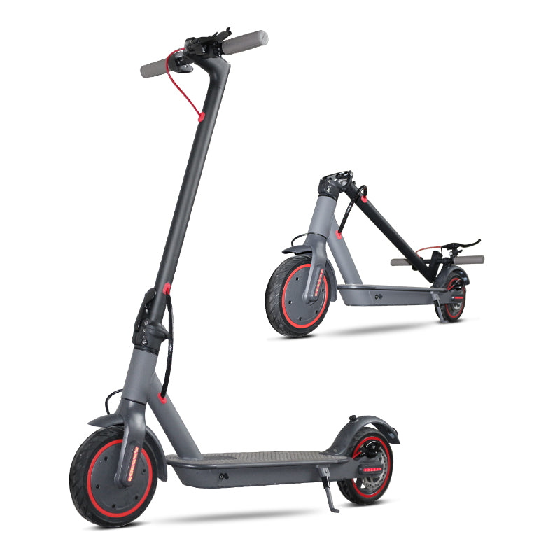 Trotineta electrica H7 trotinetă electrică off-road Greutatea netă: 13kg , aAutonomie : 30km Materialul cadru: aliaj de aluminiu Dimensiunea anvelopei: 8,5  Distanța parcursă pe o încărcare: 35km Greutatea brută: 15,2KG Putere: 350W Baterie: 7,5 ah
